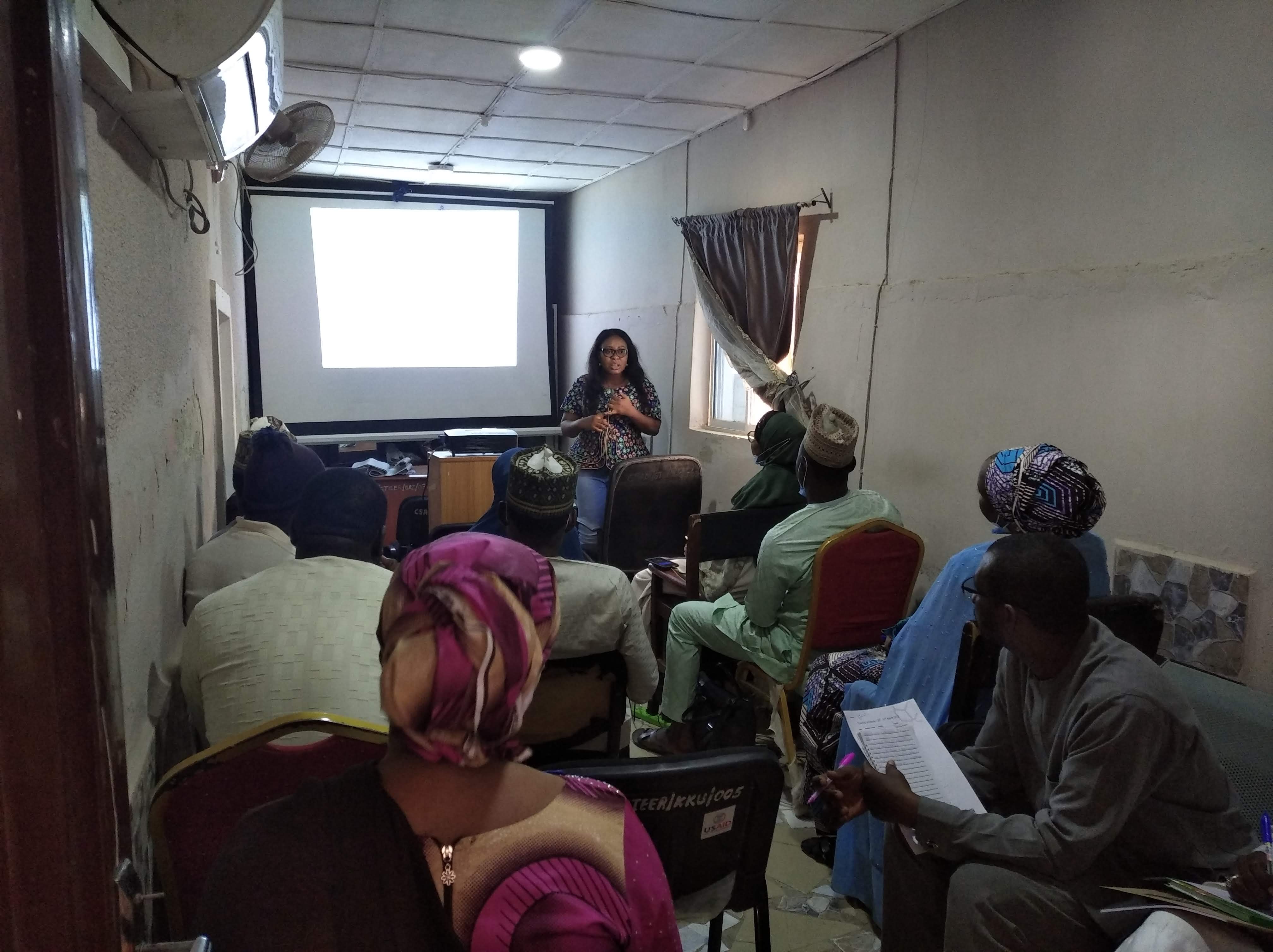 Janet Anaele conducting a two-day workshop with CSADI